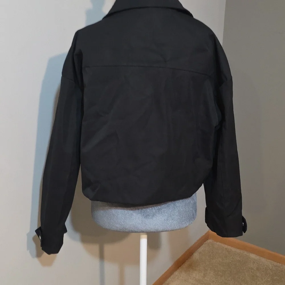 Free Haven‎ Black Women's Zip Up Jacket Sz Med